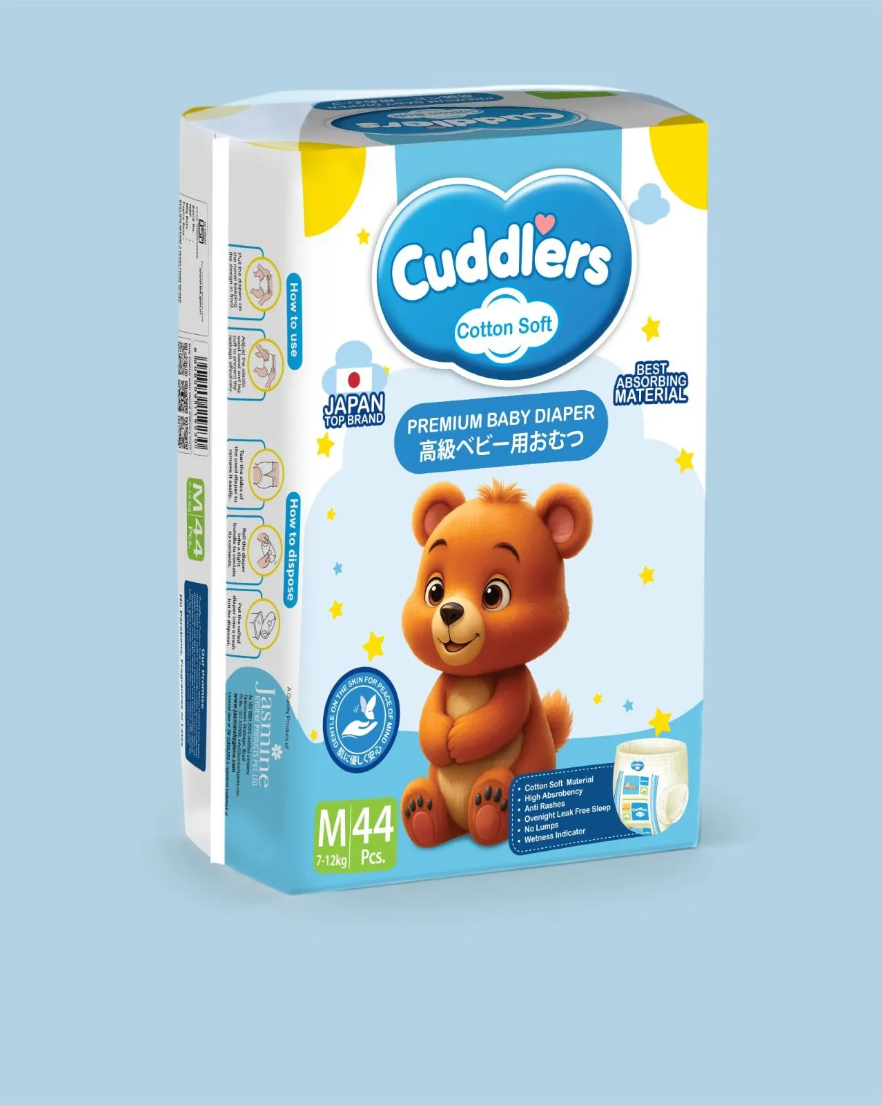 Cuddlers Cotton Soft (M)-44pcs