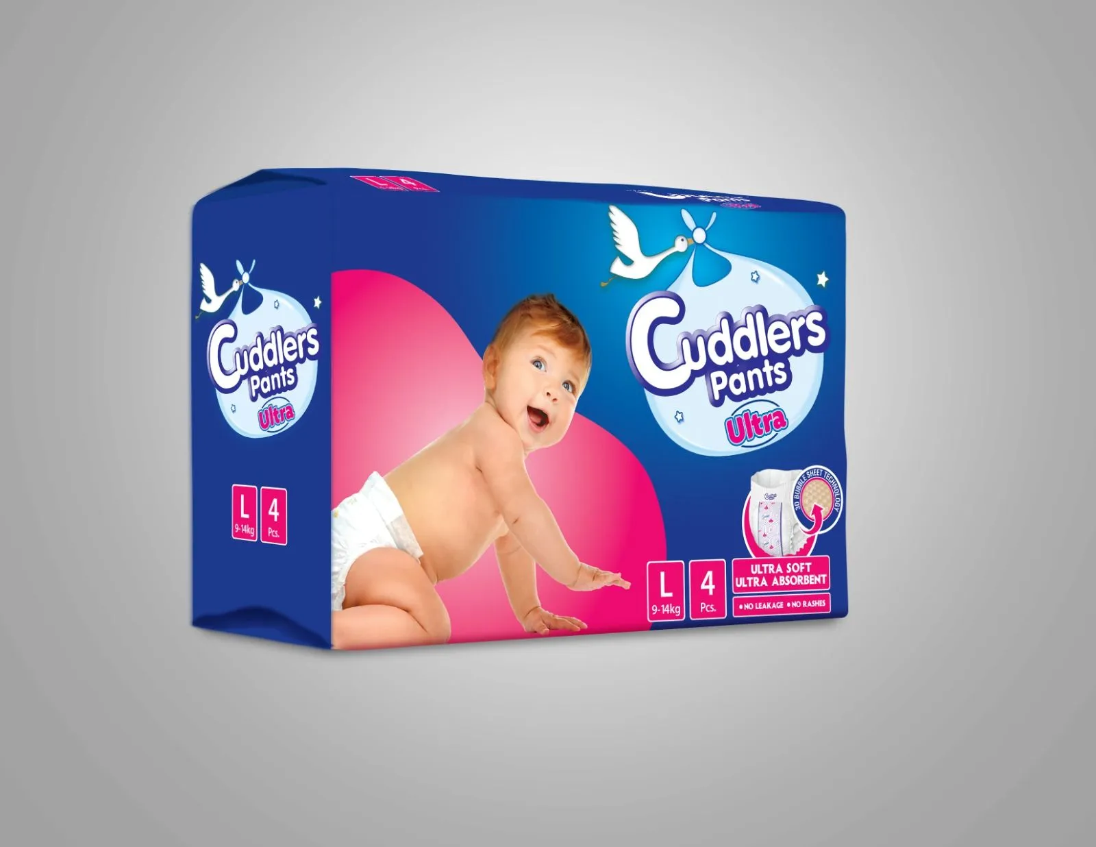 Cud SPCD Pant Diapers (L)