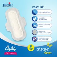 10 packet Of Safety Always Clean-8pcs  thumbnail