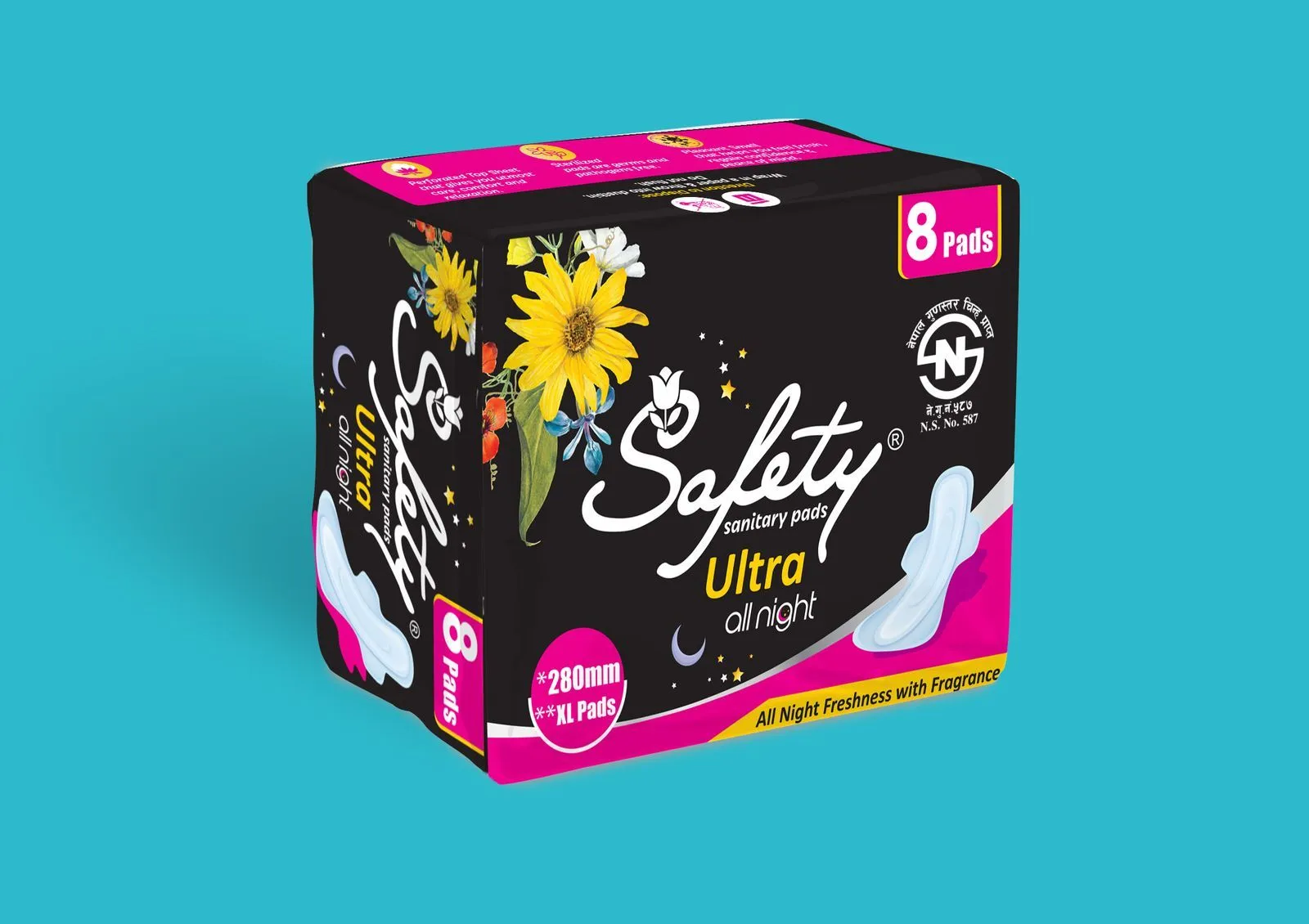 Safety-Ultra Black (8Pcs)