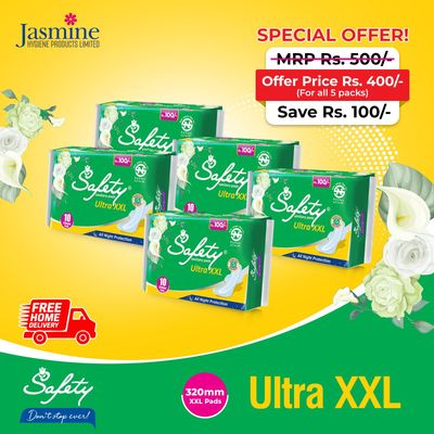 5 Packets Of Safety Ultra XXL320mm(10Pcs/Pack)