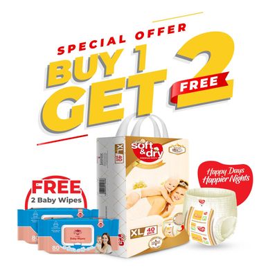 Soft and Dry Eco-Pack-XL-40pcs