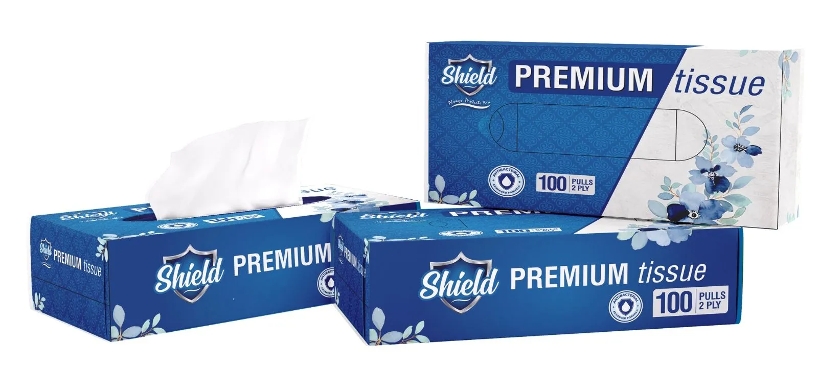Shield Box-Tissue 100 sheet