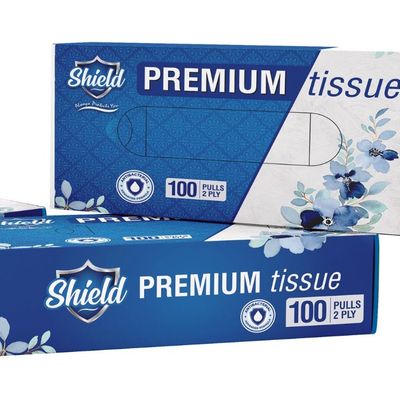 Shield Box-Tissue 100 sheet